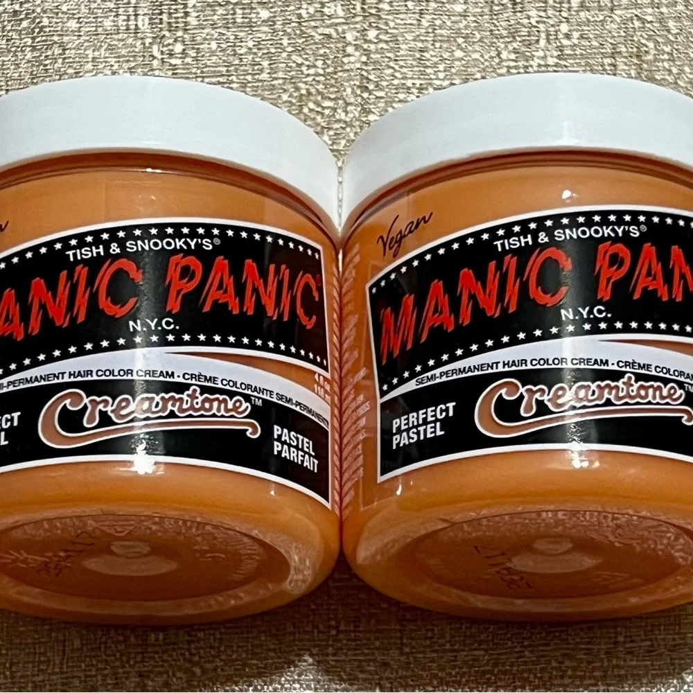 Manic Panic 4 Jars Blue Orange - Creamsicle and Blue Angel Creamtones Hair Dye - Picture 4 of 8